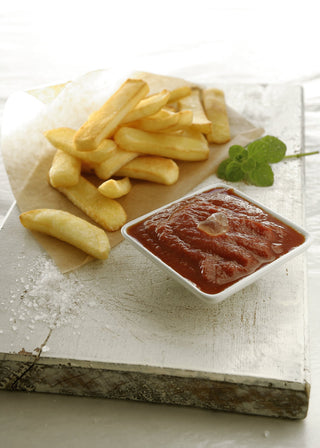 Τηγανιτές πατάτες με σπιτική κέτσαπ αρωματισμένη με μαστίχα -  mastihashop