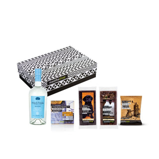 Gift Box with Liqueur, Chocolates, Loukoumi & Oriental Coffee