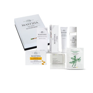 Gift Box with Oral Care and Facial Skincare Products