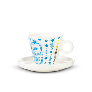 Φλυτζάνι Cappuccino Enjoy Mastiha Love - mastihashop - ΤΟΥ-229