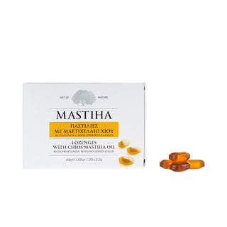 (2+1 Free) Chios Mastiha Oil Lozenges 2x10x2.2g