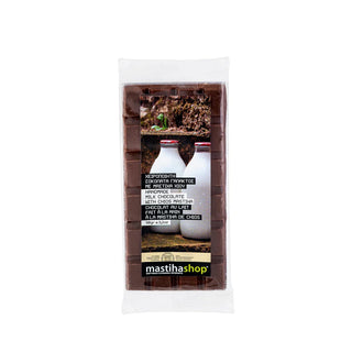 Handmade Milk Chocolate with Chios Mastiha 90g