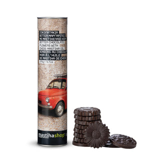 Bitter Chocolate Flowers with Chios Mastiha Oil