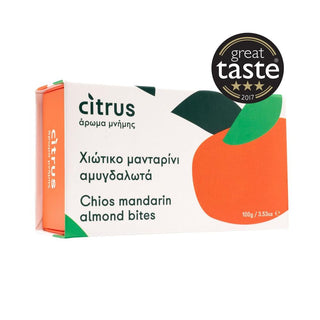 Αμυγδαλωτά Χιώτικου Μανταρινιού 100g CITRUS - mastihashop - ΖΑΧ-274