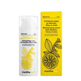Κρέμα Προσώπου με Μαστίχα, Κίτρο και Αλόη για Λιπαρή - Μικτή Επιδερμίδα 50ml - mastihashop - ΚΑΛ-209
