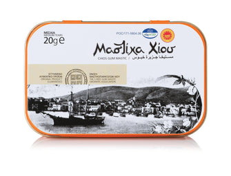 Μαστίχα Χίου 20g Μεταλλικό Κουτί, Μέγεθος: Μεσαία - mastihashop