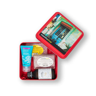 Μεταλλικό Κουτί Δώρου για Περιποίηση Σώματος - mastihashop - ΔΩΡ-016