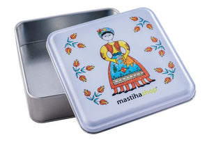 Μεταλλικό Κουτί Δώρου "ΣΑΡΑΚΟΣΤΗ" - mastihashop - ΣΥΣ-022