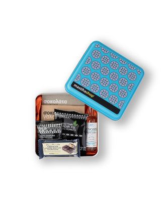 Μεταλλικό Κουτί με Γλυκές Γεύσεις - mastihashop - ΔΩΡ-005