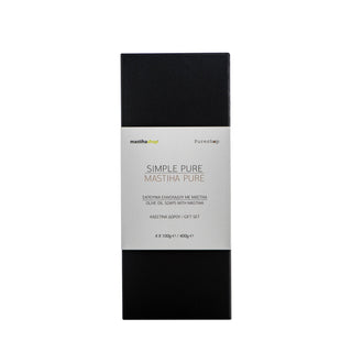 Σαπούνια Pure Ελαιολάδου με Μαστίχα σε Κασετίνα Δώρου 4×100g - mastihashop - ΚΑΛ-140