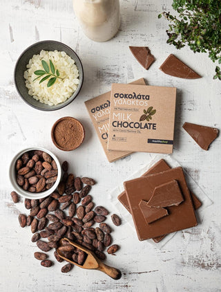 Σοκολάτα Γάλακτος με Μαστιχέλαιο 80g - mastihashop - ΣΟΚ-072