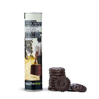 Σοκολατάκια Γάλακτος Μαργαρίτες με Μαστιχέλαιο Χίου 275g - mastihashop - ΣΟΚ-114